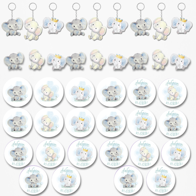 Πακέτο Δωράκια Ελεφαντάκι για πάρτυ 38τμχ