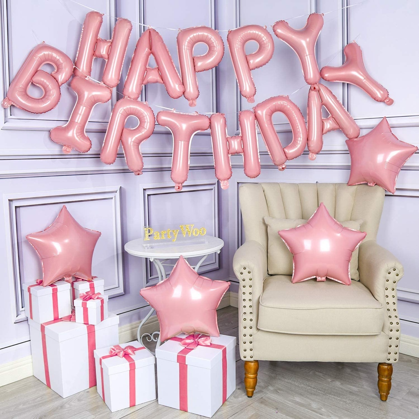 Happy Birthday Pastel & Αστέρια