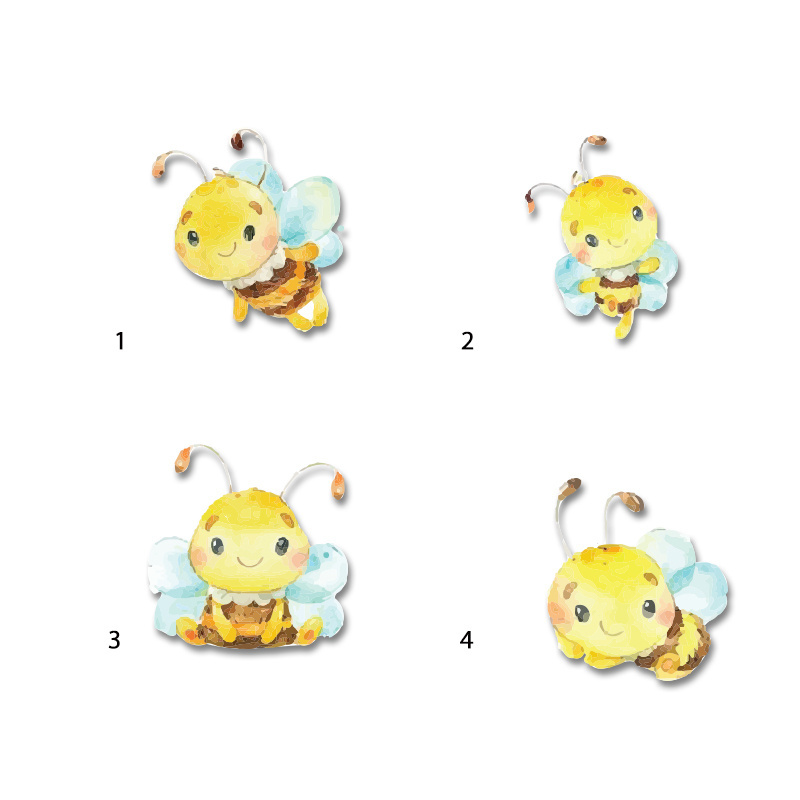 Διακοσμητική φιγούρα Μέλισσα 5cm Ξύλινη/1τμχ