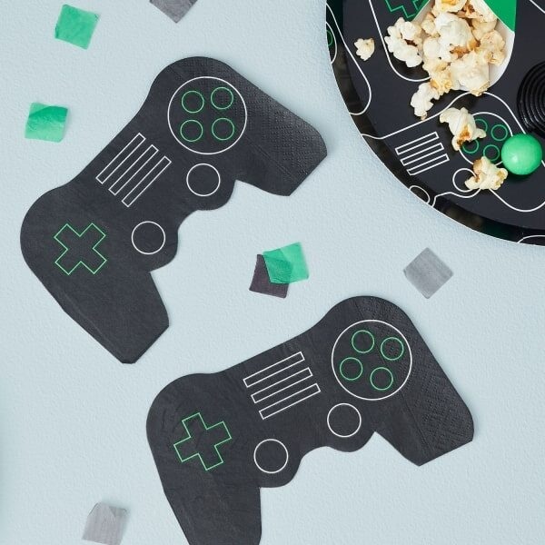 Χαρτοπετσέτες σε Σχήμα Χειριστήριο Controller Game/ 16 pcs
