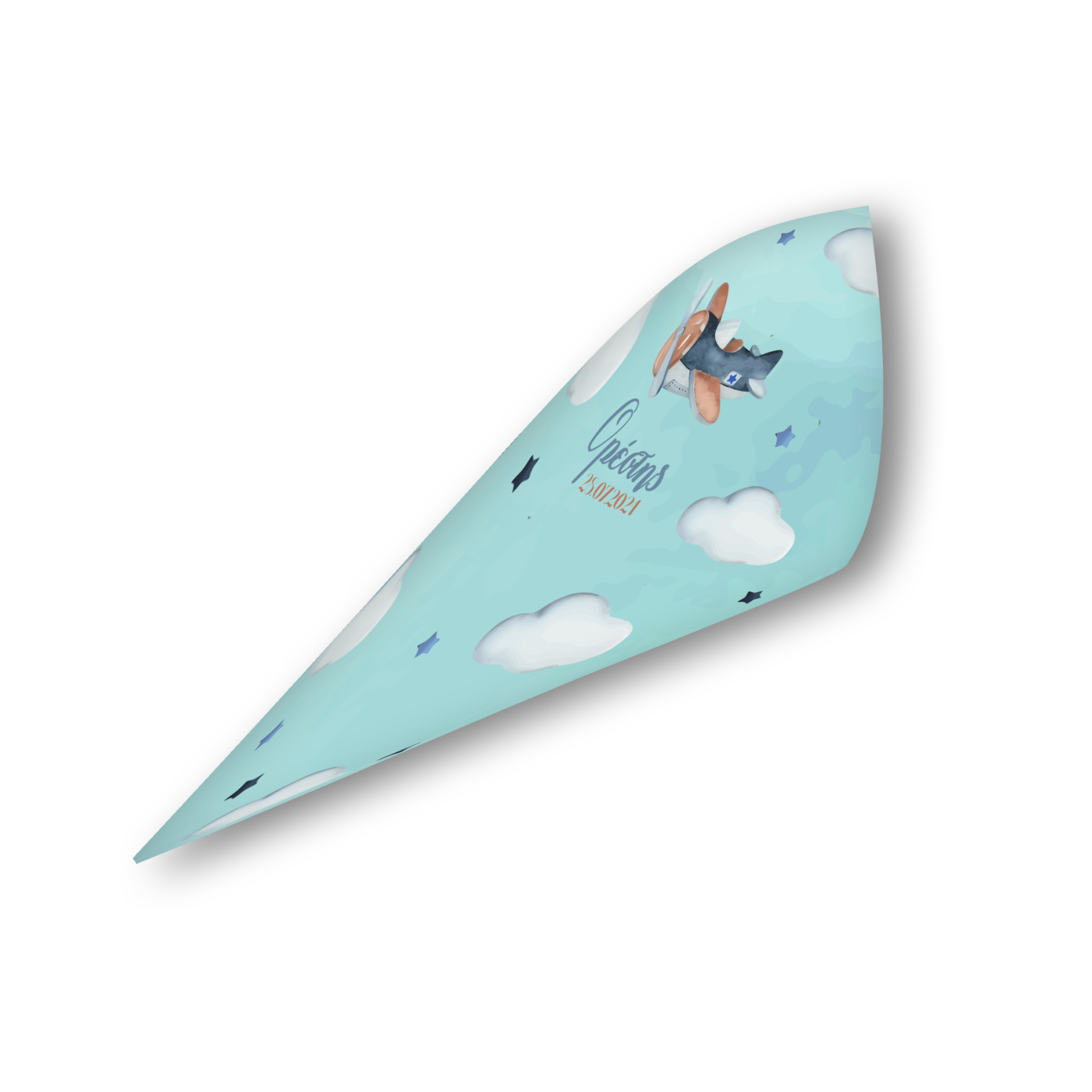 Χωνάκια για ζαχαρωτά με όνομα Αεροπλάνο Vintage