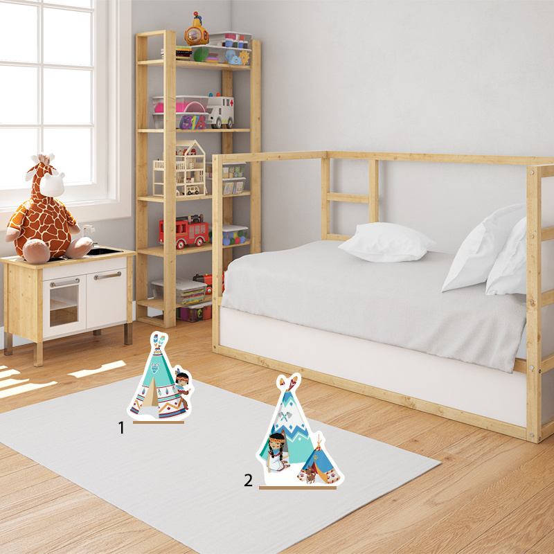 Διακοσμητική φιγούρα Ινδιάνος 20cm Ξύλινη με βάση/1 τμχ