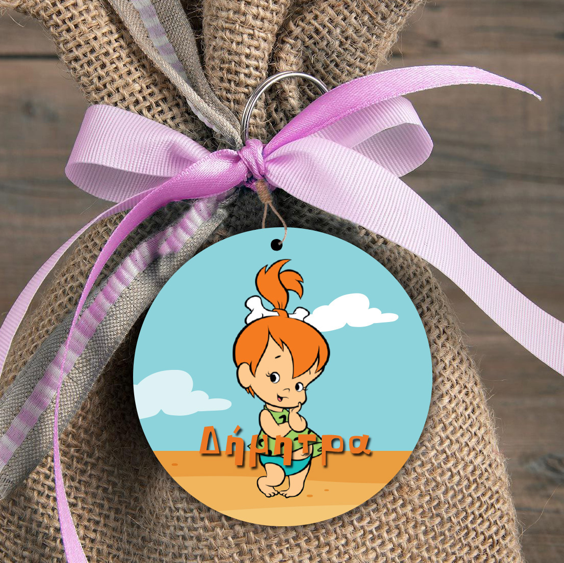 Ξύλινη φιγούρα Σταλίτσα για μπομπονιέρα