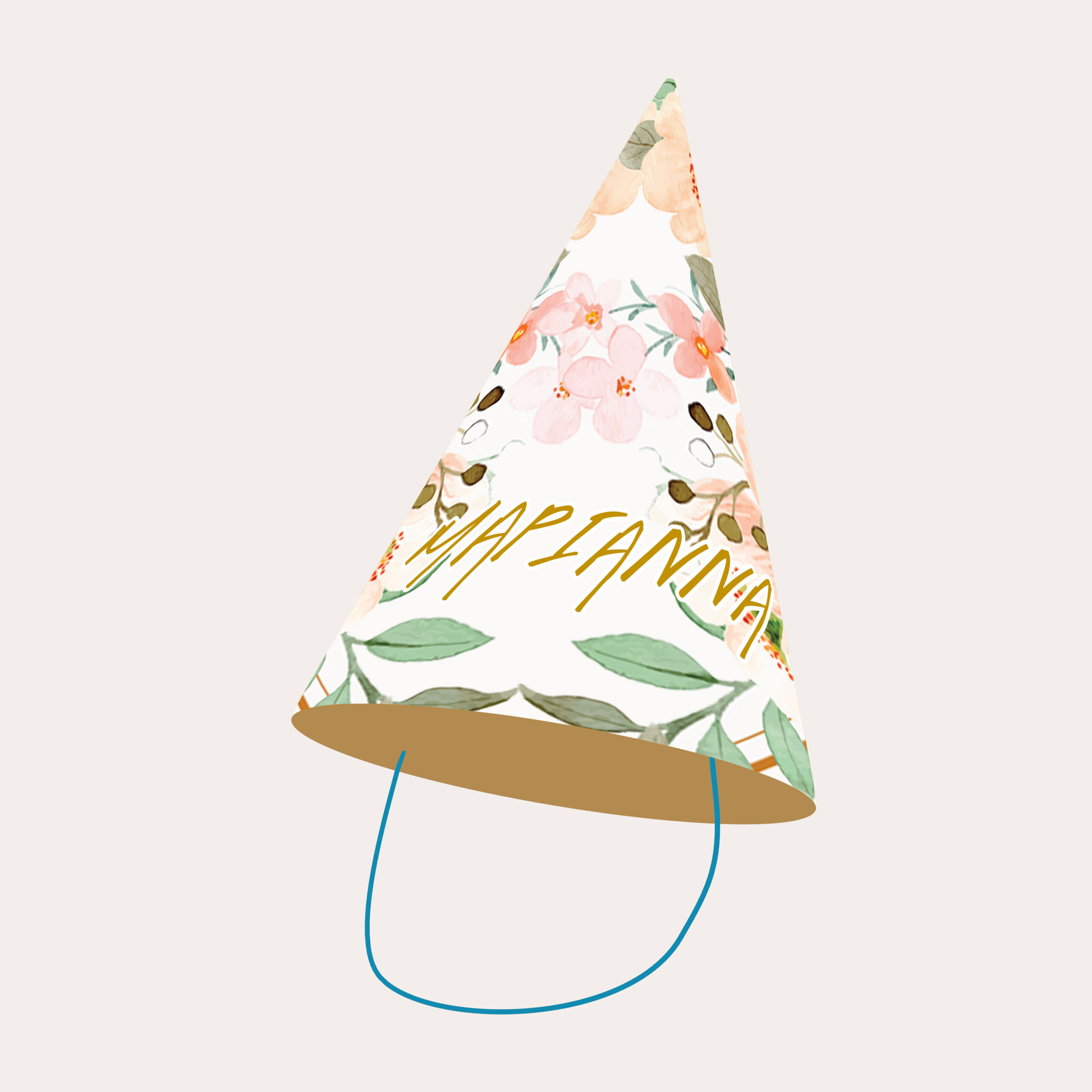 Καπελάκια πάρτυ με όνομα Boho Birthday / 8τμχ