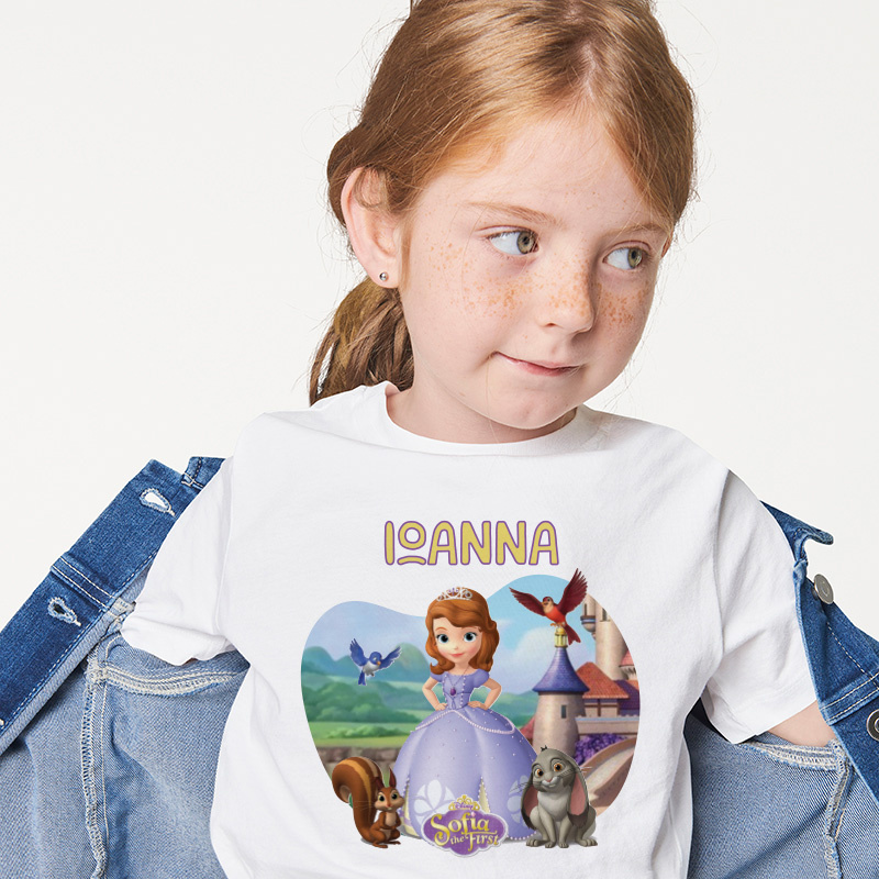 Παιδικό T-shirt Πριγκίπισσα Σοφία για κορίτσι με όνομα