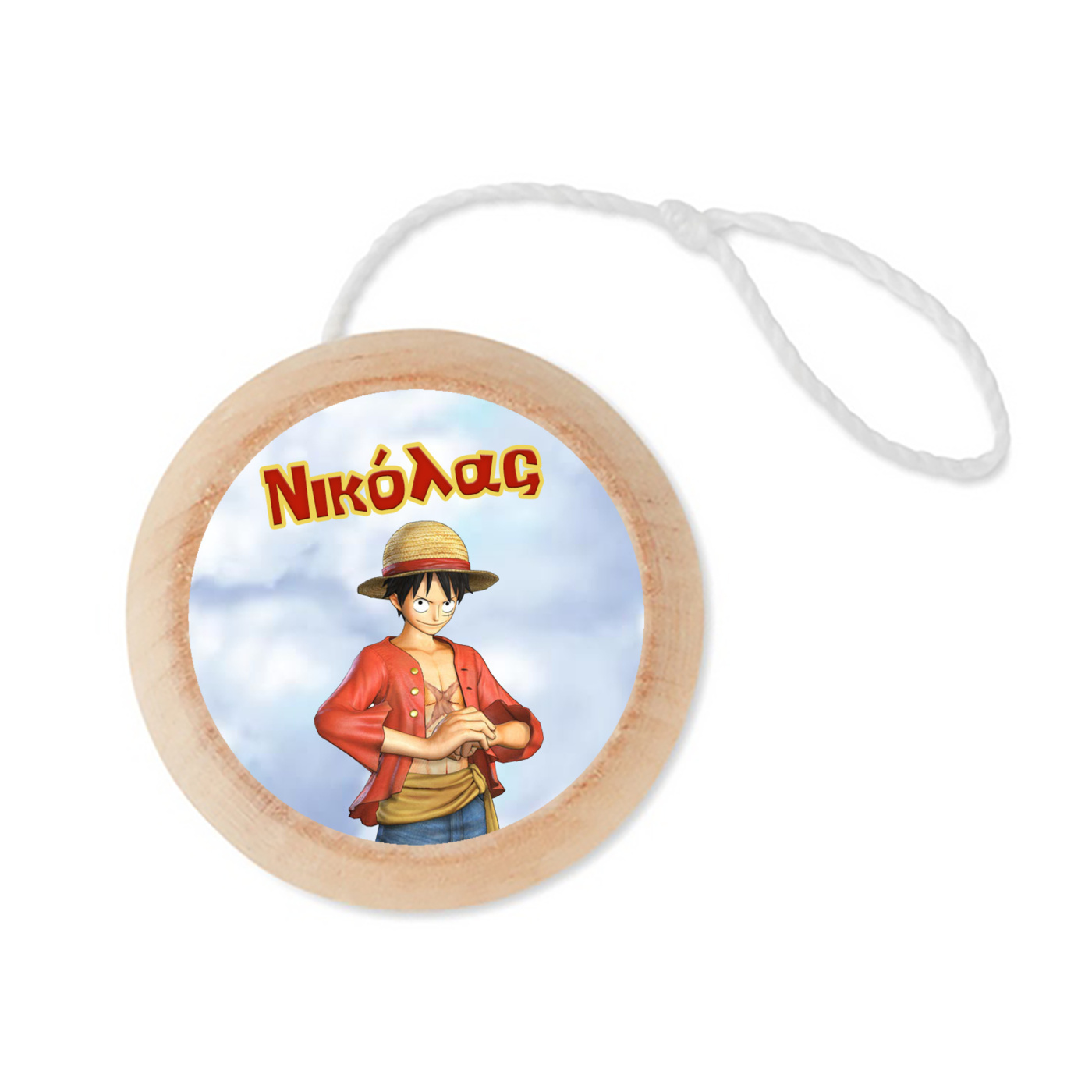 Ξύλινο Γιο – Γιο με όνομα One Piece