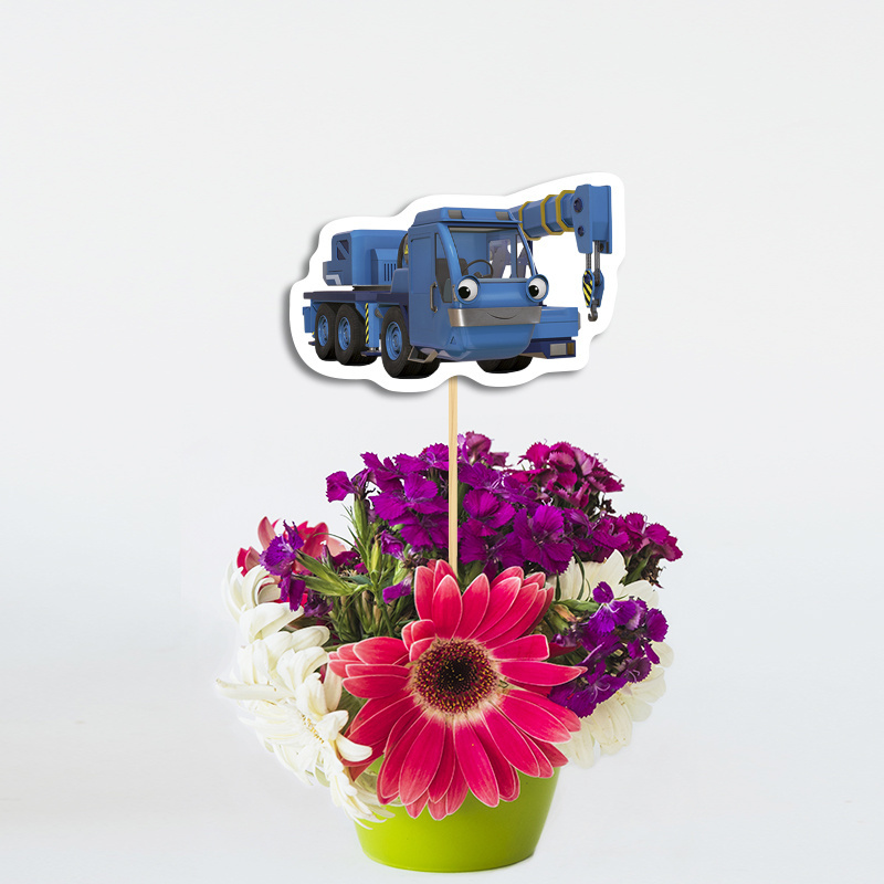 Topper Διακοσμητικό Μπομπ ο Μάστορας χάρτινο/ 20cm