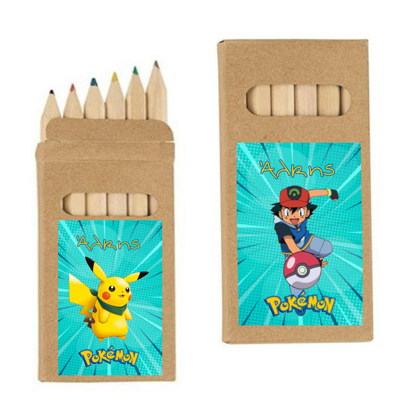 Ξυλομπογιές Pokemon με όνομα