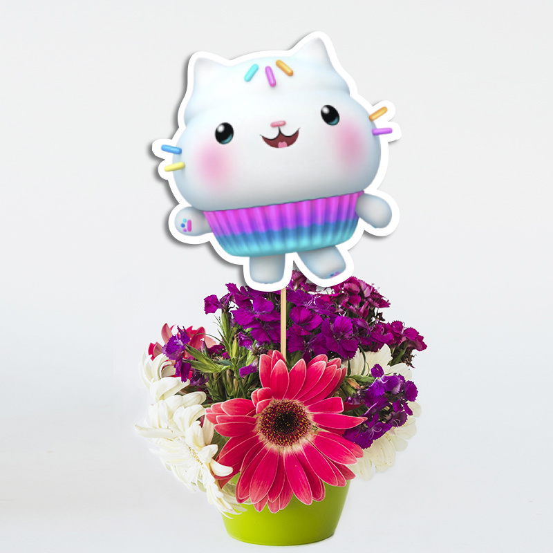 Topper Διακοσμητικό Gabby's Dollhouse χάρτινο/ 20cm