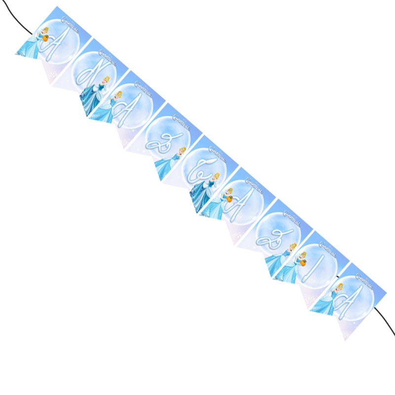 Σημαιάκια με όνομα Σταχτοπούτα