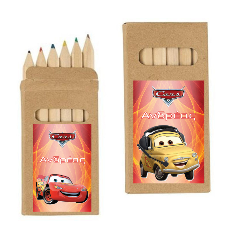 Ξυλομπογιές McQueen με όνομα