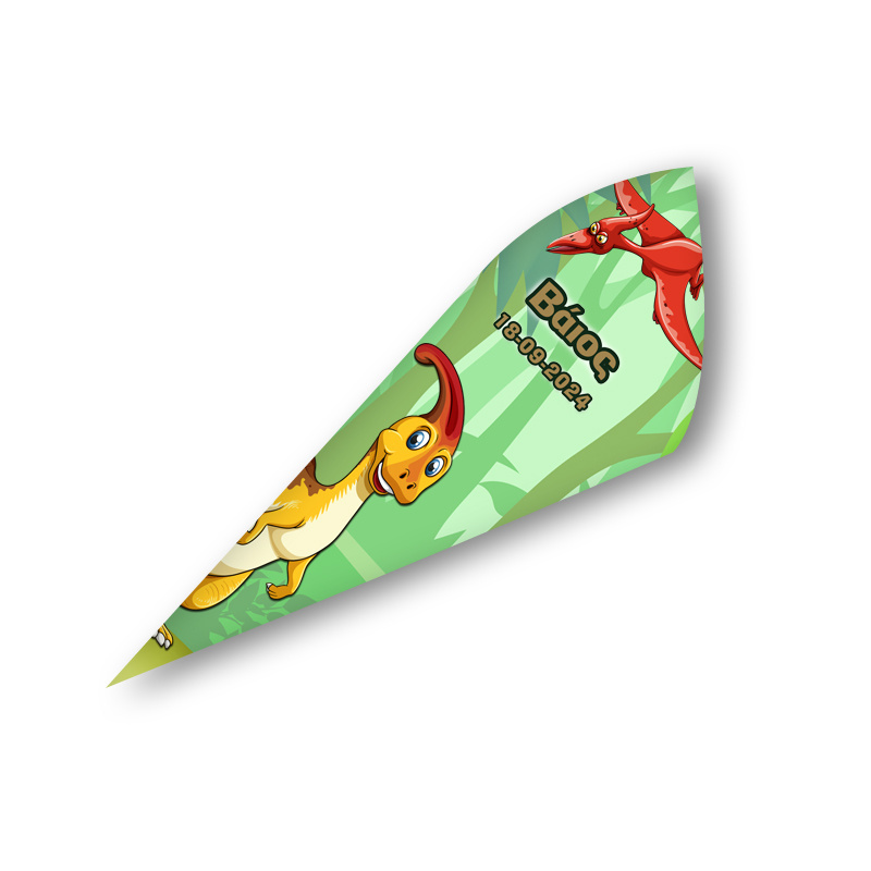 Χωνάκια για ζαχαρωτά με όνομα Δεινόσαυροι