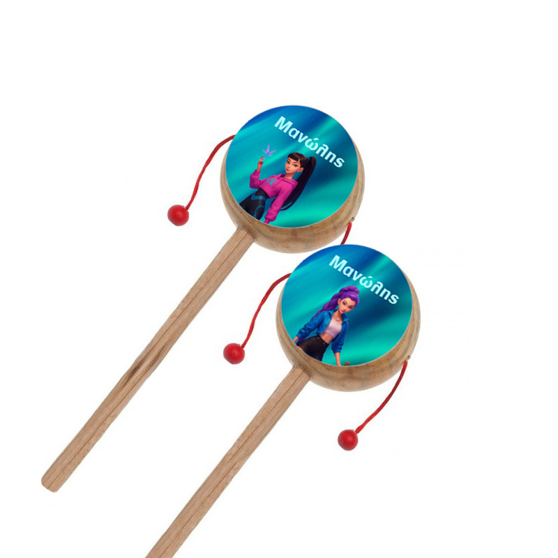Ξύλινο Τυμπανάκι με όνομα K-Pop Demon Hunters