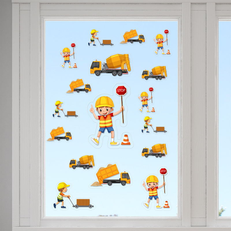 Αυτοκόλλητα τζαμιού Φορτηγά /10 τμχ