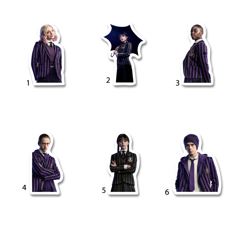 Διακοσμητική φιγούρα Wednesday 5cm Ξύλινη/1τμχ