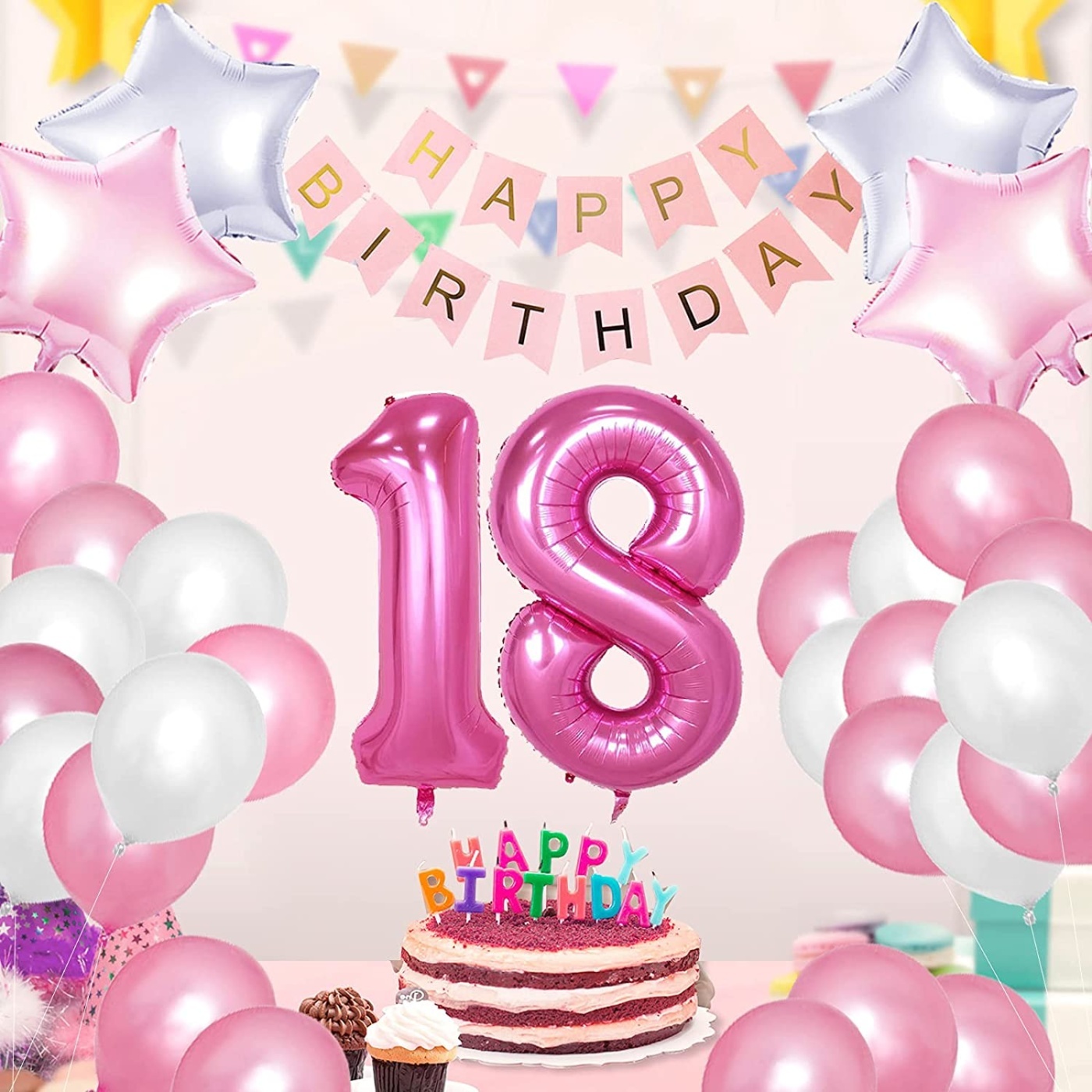 Σετ Διακόσμησης Πάρτυ "Sweet 18"