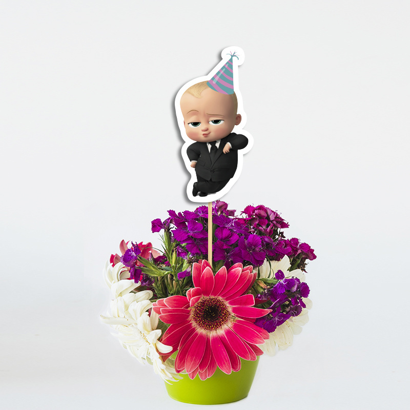 Topper Διακοσμητικό Baby Boss χάρτινο/ 20cm