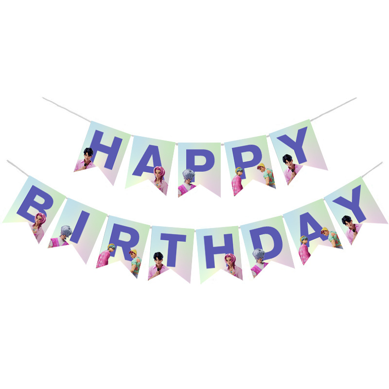 Γιρλάντα Γράμματα Saja Boys Happy Birthday