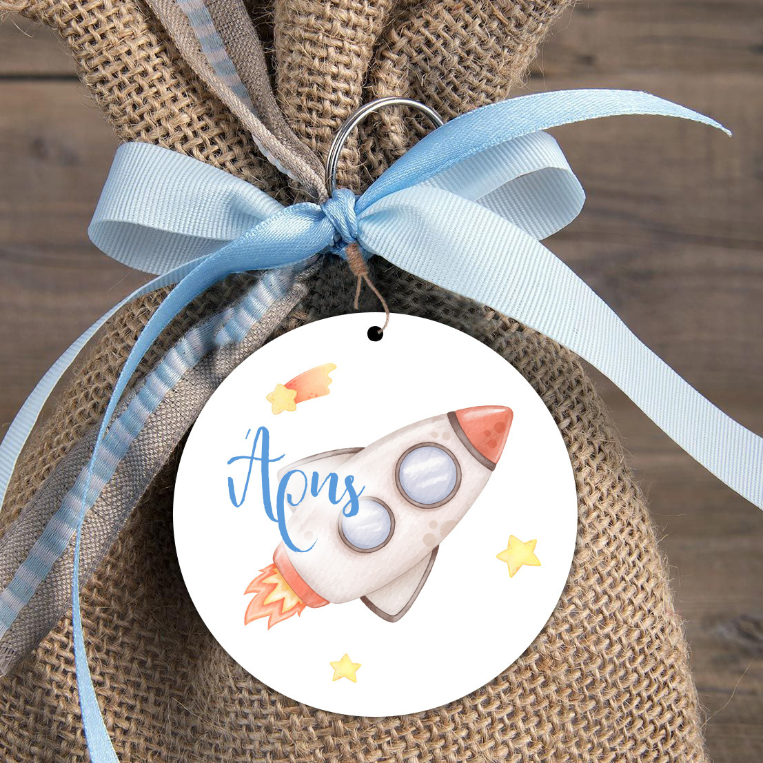 Φιγούρα Ξύλινη Αστροναύτης για μπομπονιέρα