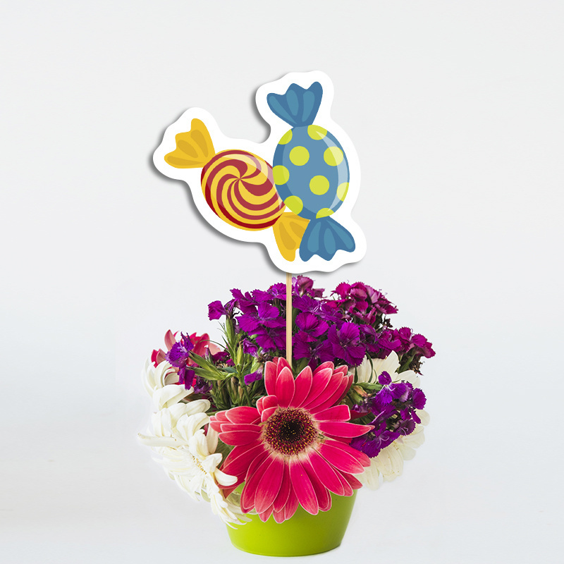 Χάρτινο διακοσμητικό Τοππερ Sweet Shop/ 20cm