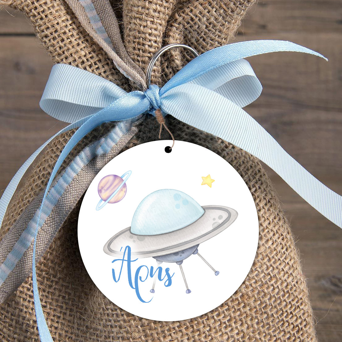 Αστροναύτης Φιγούρα Ξύλινη για μπομπονιέρα