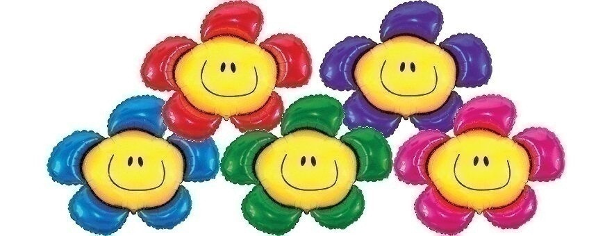 Μπαλόνι Φοιλ Σχήμα Λουλούδι 88εκ x 104εκ - Ασυσκεύαστο