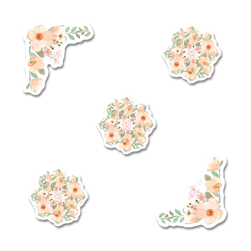 Αυτοκόλλητα Pocachontas 5cm / 8τμχ