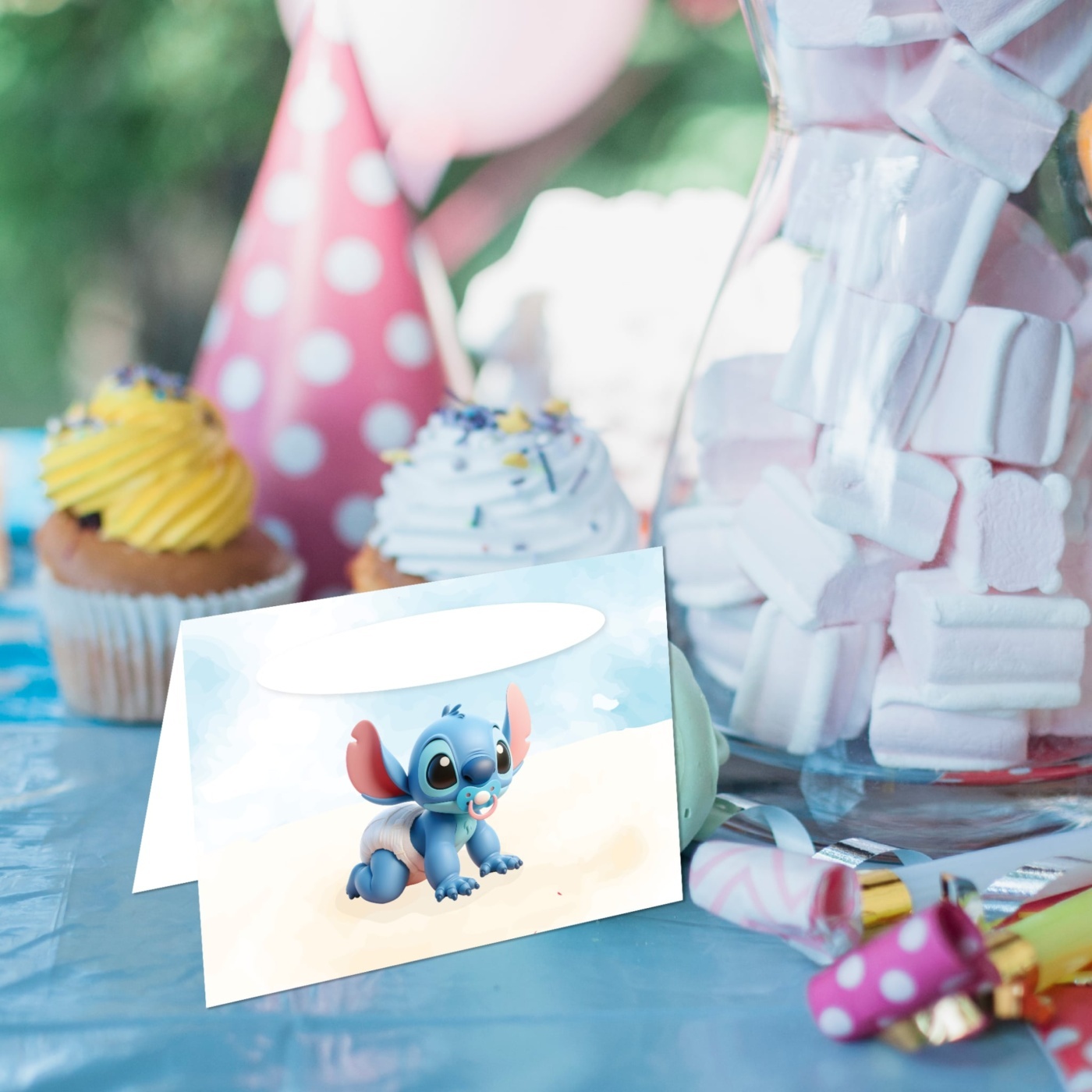Καρτελάκι Μπουφέ Baby Stitch/ 6τμχ