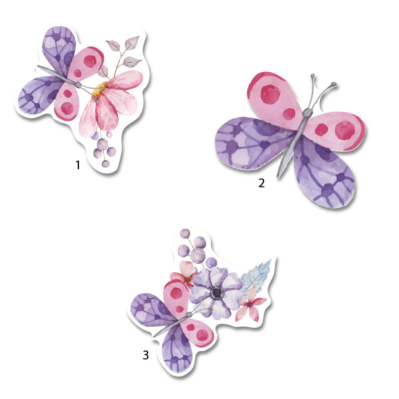 Διακοσμητική φιγούρα Butterfly 10cm Ξύλινη/1τμχ