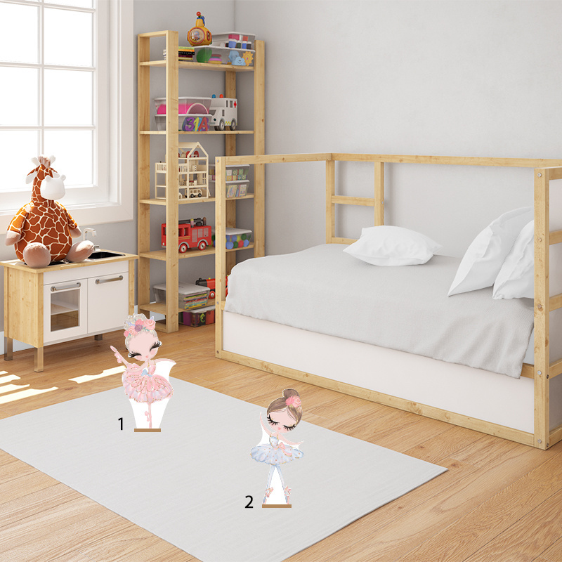 Διακοσμητική φιγούρα Μπαλαρίνα Pastel 50cm Ξύλινη με βάση/1 τμχ