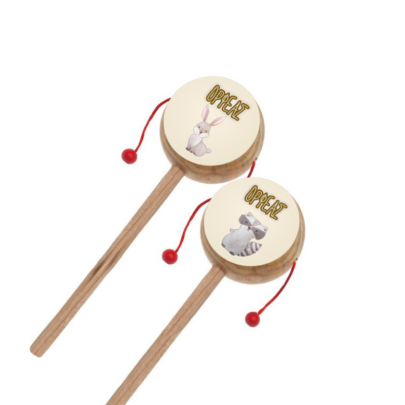 Ξύλινο Τυμπανάκι με όνομα Ζωάκια Δάσους