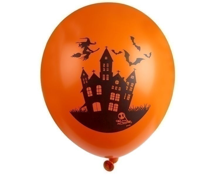 Μπαλόνια Λάτεξ 12 Στοιχειωμένο Σπίτι / 6 τεμ - Image 2