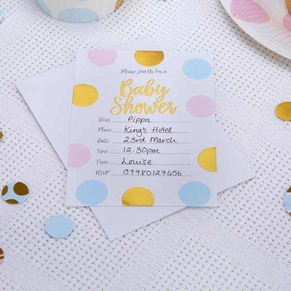 Προσκλήσεις Baby Shower /10τεμ