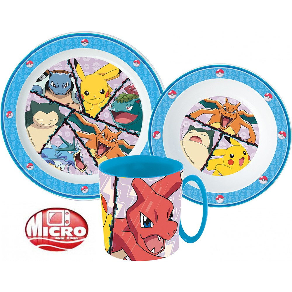 Σετ Φαγητού Pokemon 3τμχ για 2+ μηνών