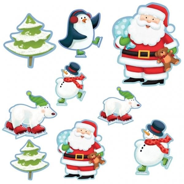Χαρτ. Διακοσμητικά Whimsical Chrιstmas Char./12τεμ