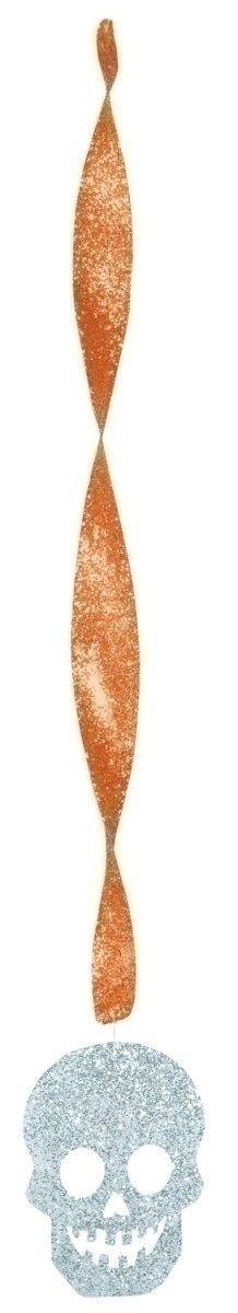 Κρεμαστή Διακόσμηση Glitter Twist με Νεκροκεφαλή