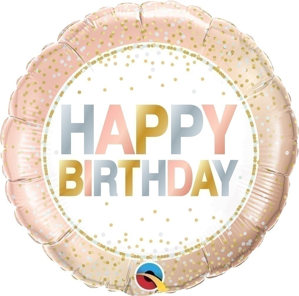 Μπαλόνι Φοιλ 18 Birthday Metallic Dots