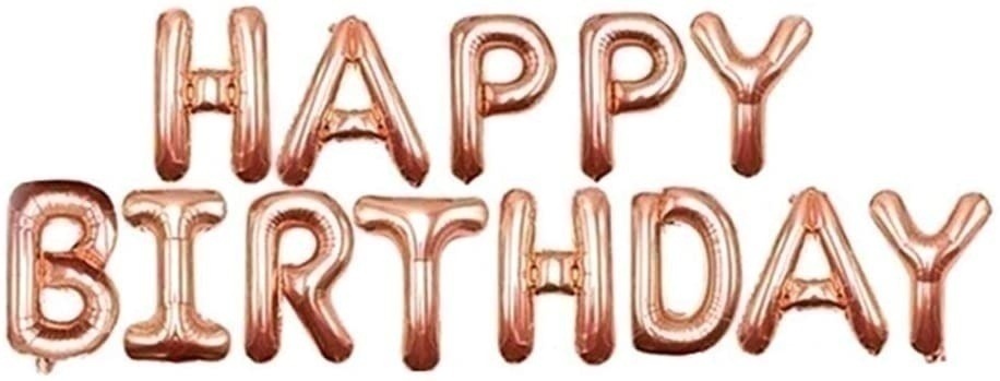 Rose Gold Birthday Party Decorations - Image 3
