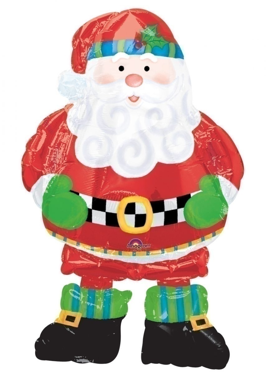 Μπαλόνι Φοιλ Airwalker Santa - Άγιος Βασίλης / 94 εκ