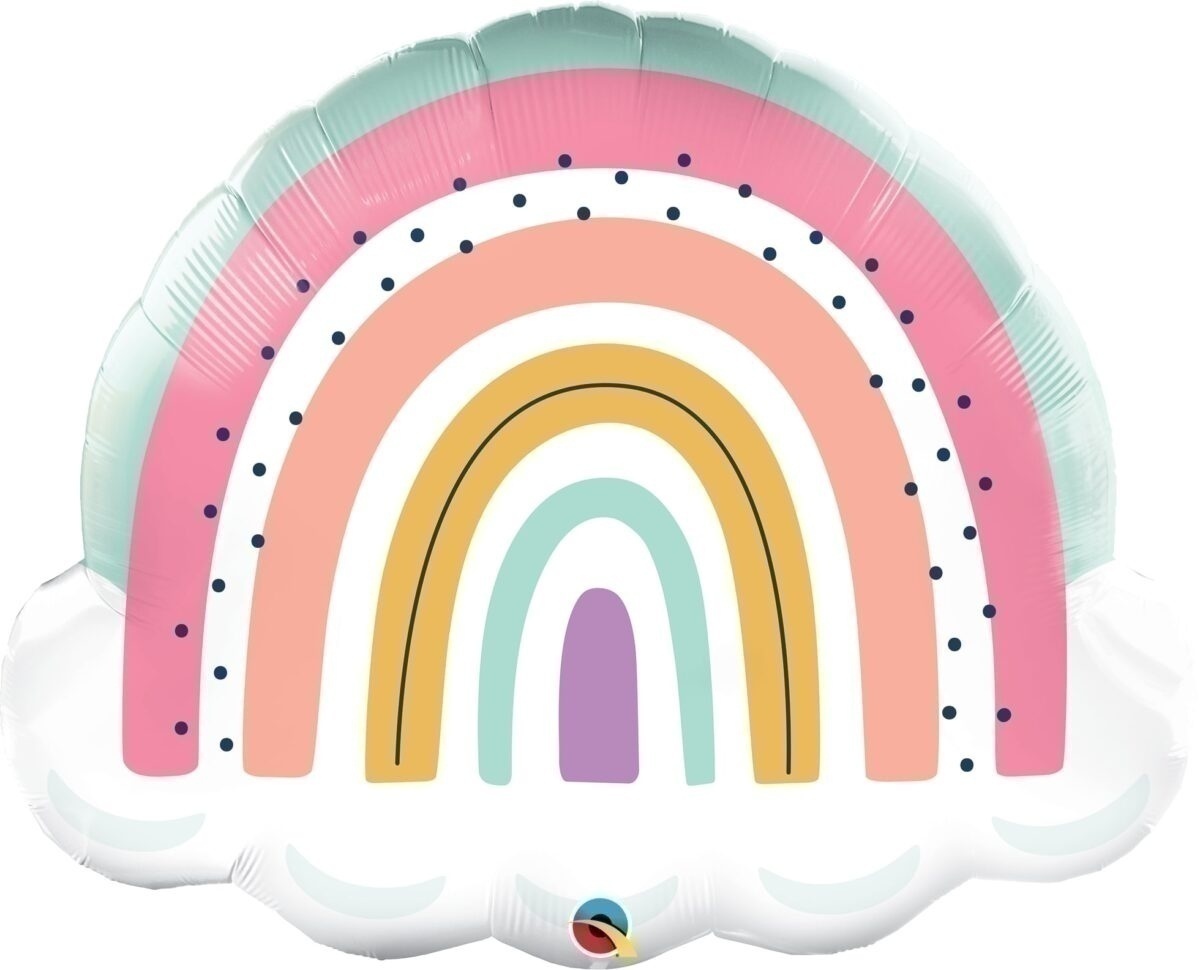Μπαλόνι Φοιλ Σχήμα 32 Boho Rainbow / 81εκ