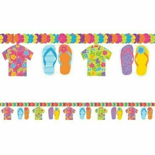 Γιρλάντα HAWAIIAN PARTY Flip Flop Flower Lei / 2.3 μ