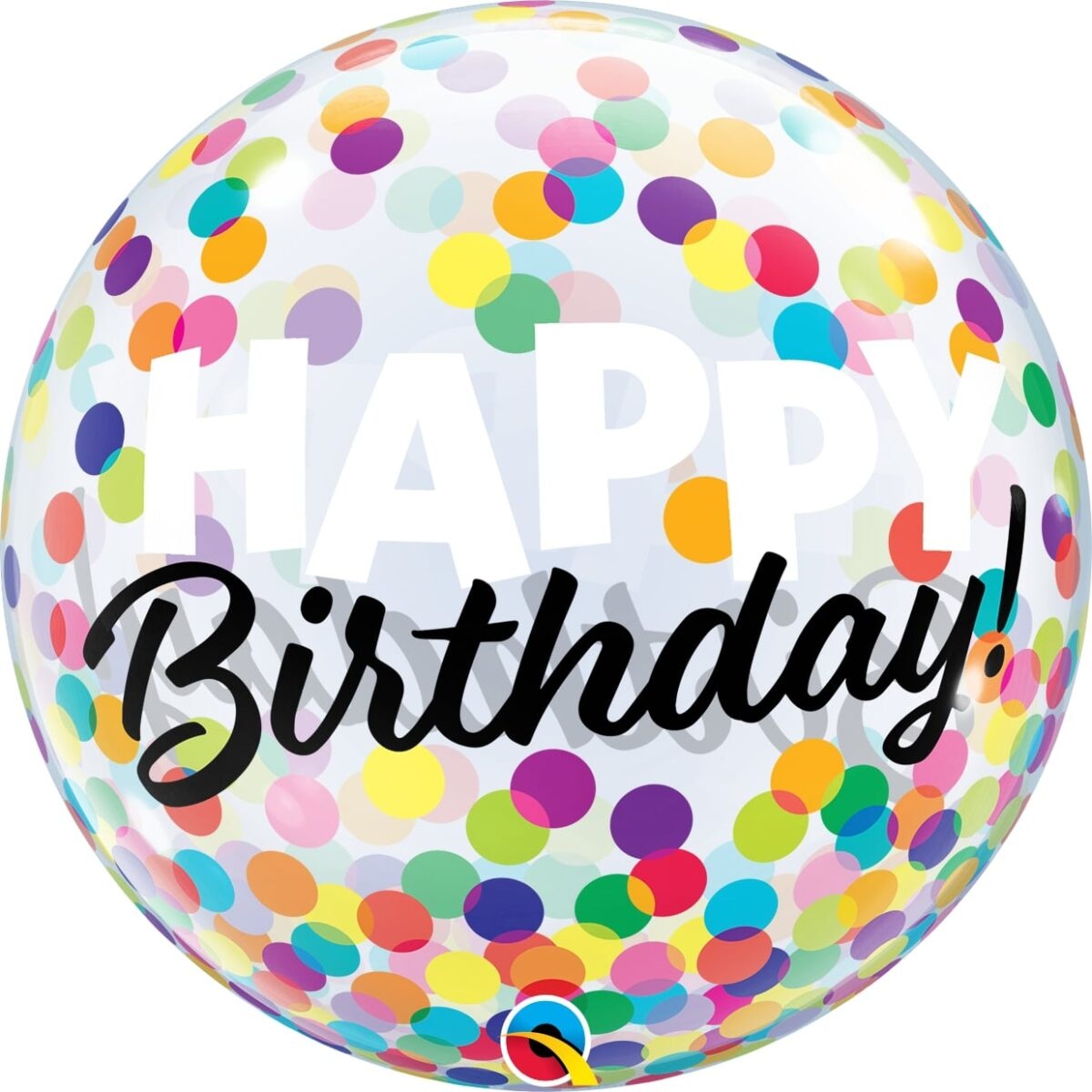 Bubble μονό 22 Birthday Colorful Dots / 56 εκ