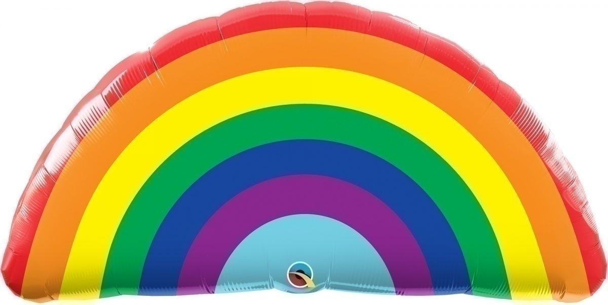 Μπαλόνι Φοιλ 36 Σχήμα Bright Rainbow 91 εκ