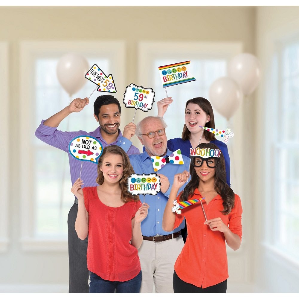 Σετ Φωτογραφικού Rainbow Birthday 13 τεμ 35.5 x 21.5 εκ
