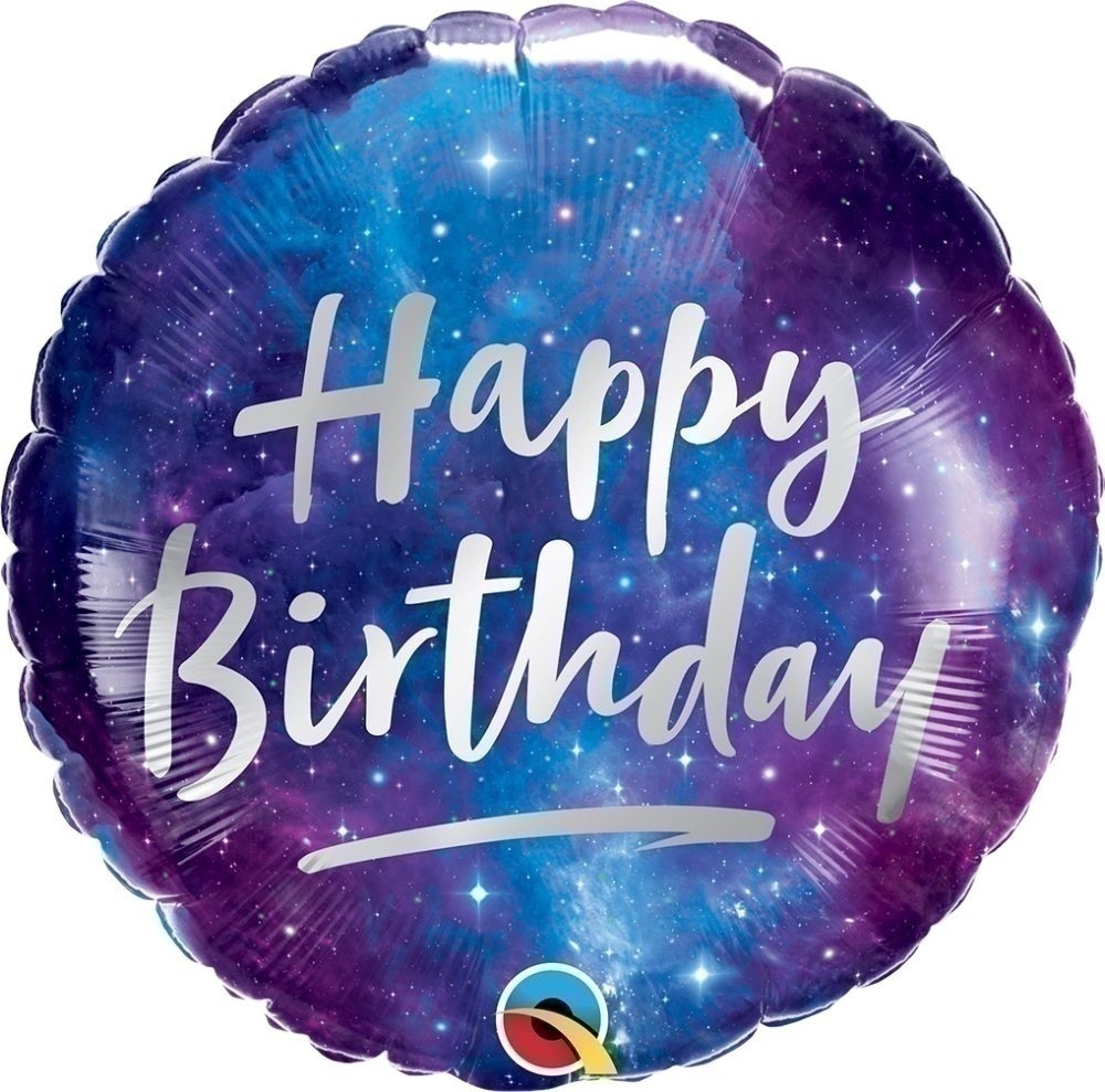 Μπαλόνι Φοιλ 18 Birtday Galaxy / 46 εκ - Διάστημα