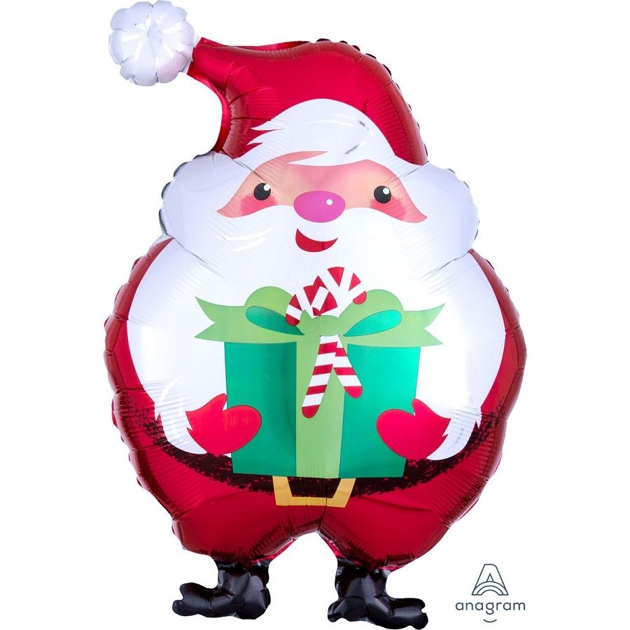 Μπαλόνι Φοιλ Σχήμα Jr. Shape Santa Claus 50 εκ. - Άγιος Βασίλης
