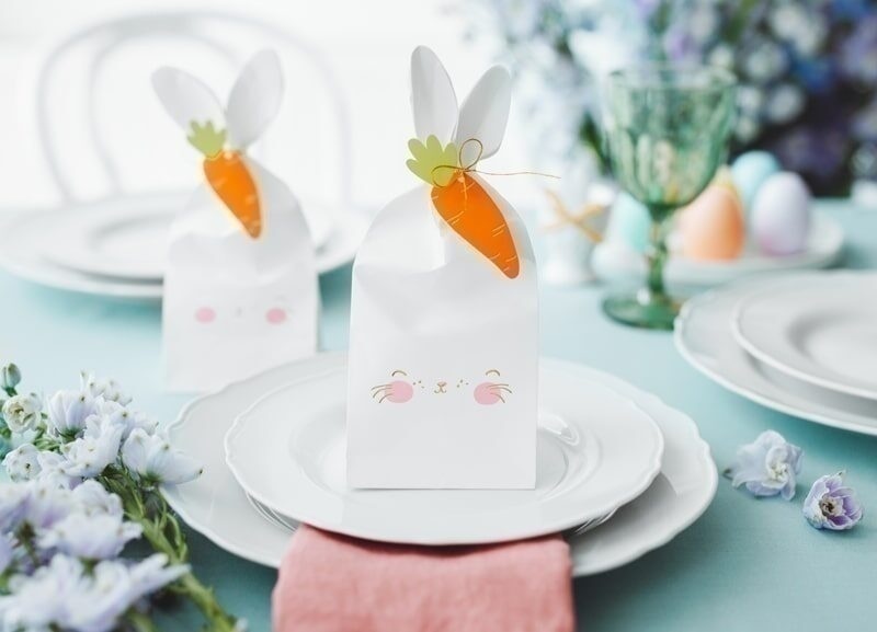 Σακουλάκια χάρτ. Λαγουδάκι Rabbit / 6 τεμ./Easter