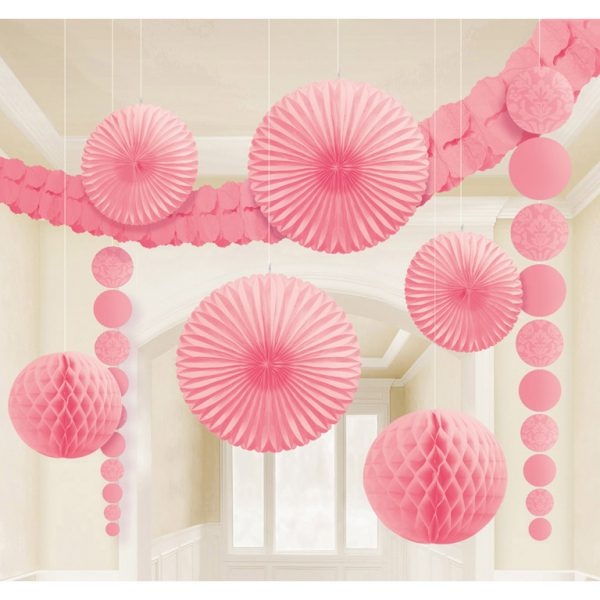 Damask Decoration Kit New Pink 9 τεμ