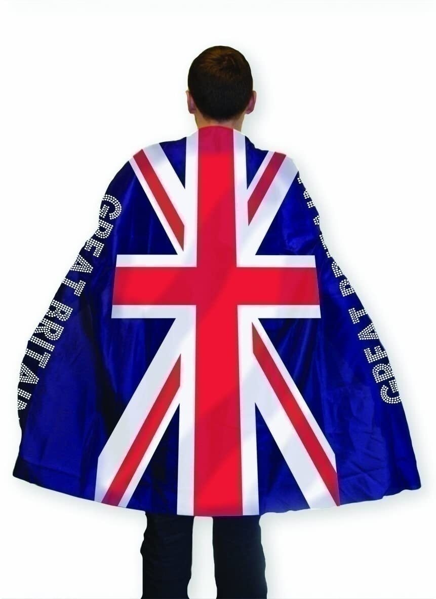Great Britain Flag Body Cape
