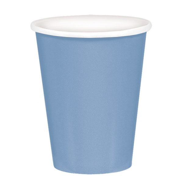 Ποτήρια χάρτ. 266ml Pastel Blue /8 τεμ